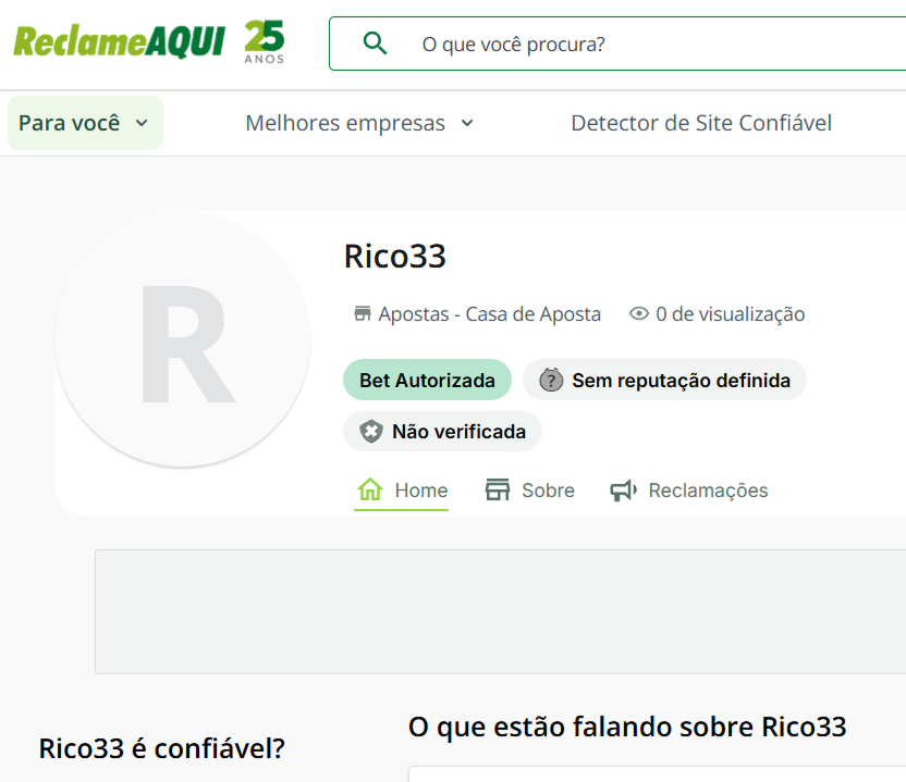 reclame aqui rico33 avaliações e reclamações da plataforma